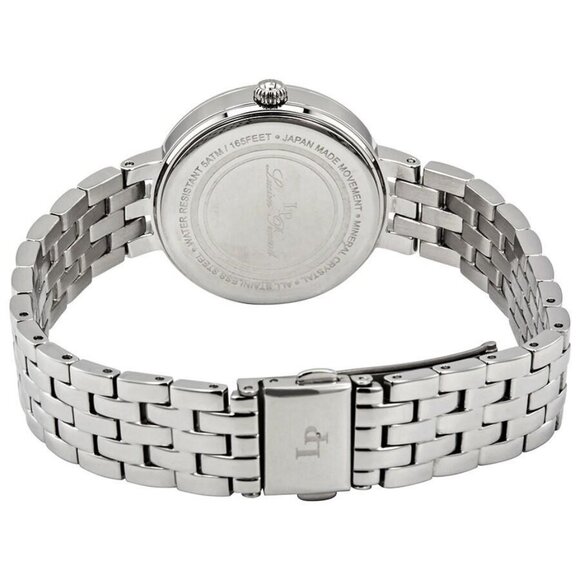 NWT Lucien Piccard Fashion Ladies Quartz Steel Authentic Watch - Picture 3 of 3